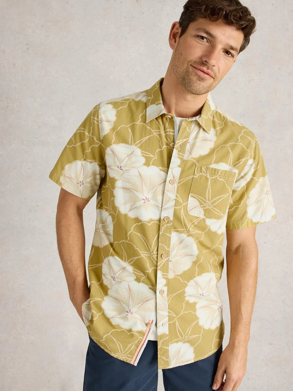 Chemise imprimée Finsbury Floral - Green Pr - XL Image 1
