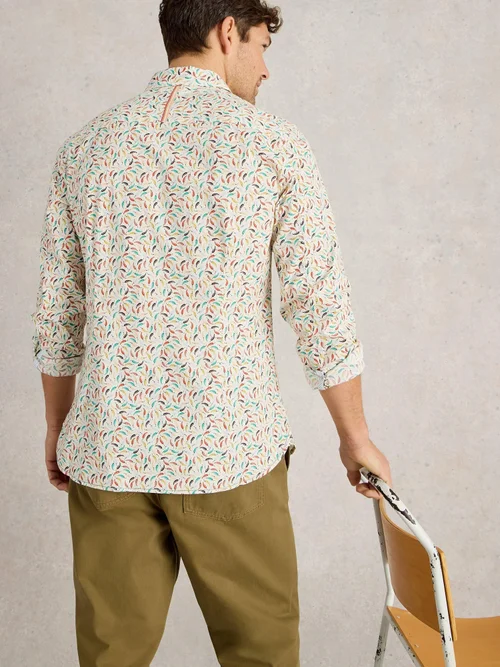 Chemise imprimée Salcombe Chillis - White Pr - XL Image 4