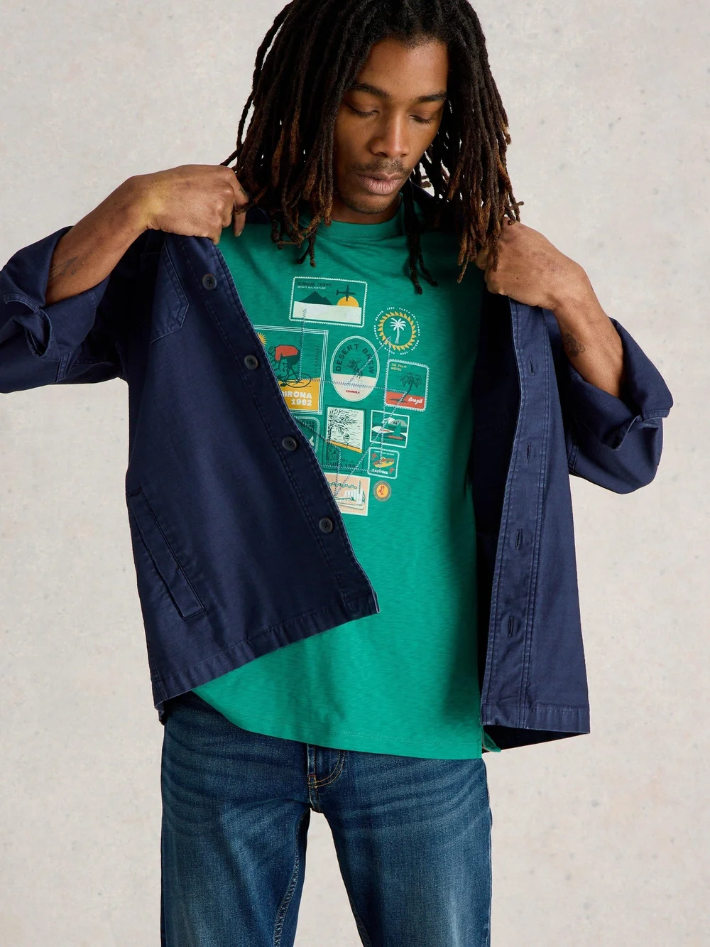 T-shirt graphique Abersoch Travel - Teal Pr - XXXL Image 1