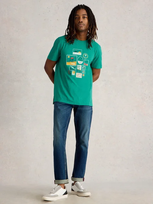 T-shirt graphique Abersoch Travel - Teal Pr - XL Image 2