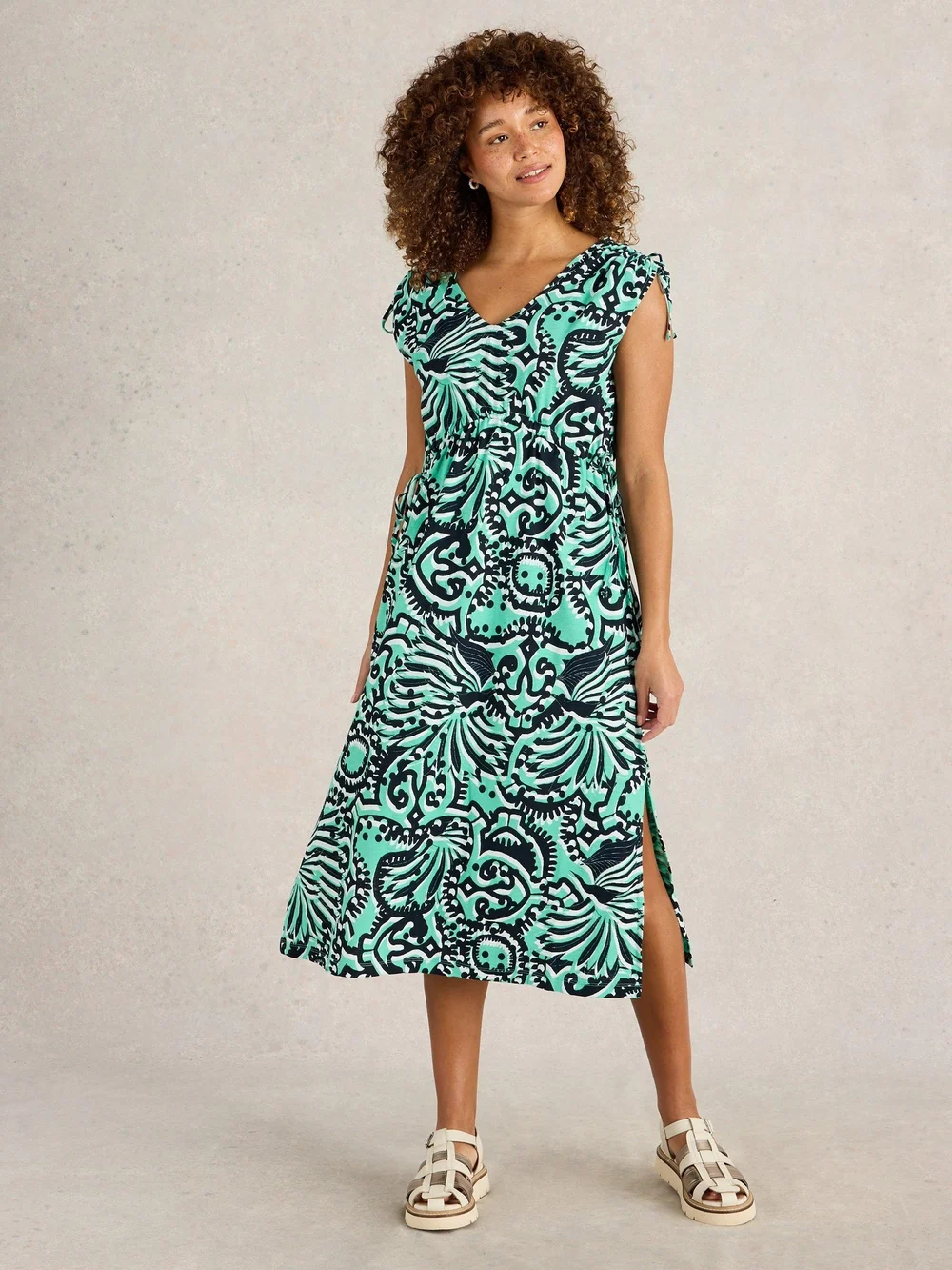 Robe De Plage Freya Channel - Blue Mlt - XL Image 1