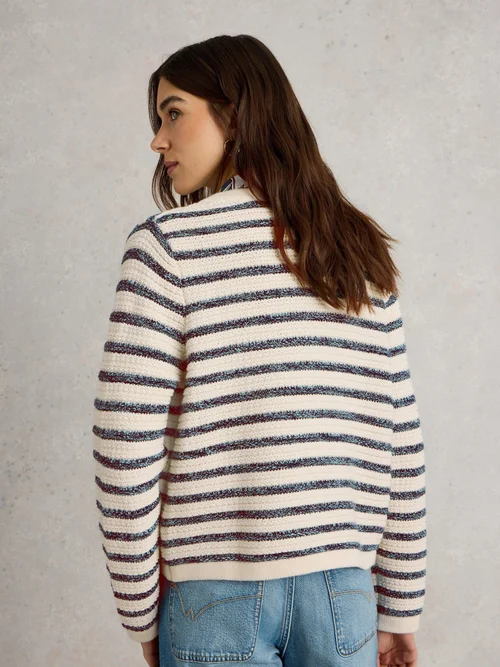 Cardigan Belle Stitchy - Blue Mlt - 46 Image 4