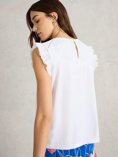 Paige Top À Volants Mix - Bril White - 52 Image 4