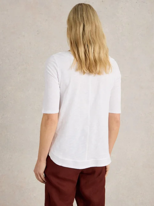 Top brodé Weaver - Bril White - 52 Image 4