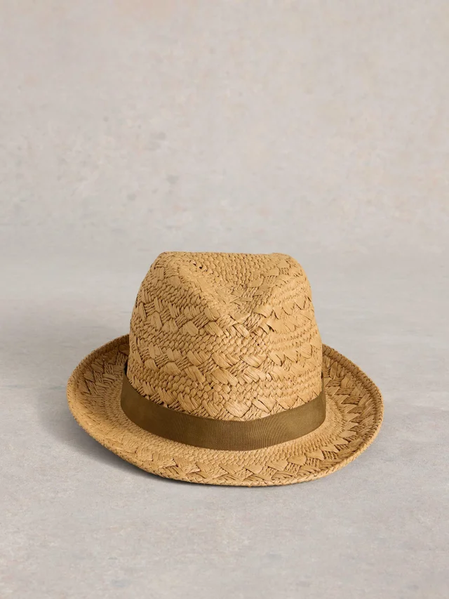 Chapeau trilby texturé