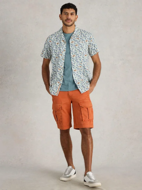Short cargo Halsall biologique - Mid Orange - 40/R Image 2