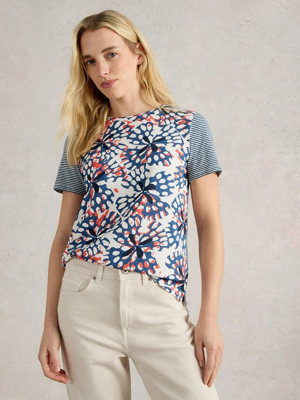 T-Shirt Abbie - Ivory Pr - 48 Image 1