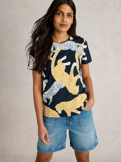 T-Shirt Abbie - Navy Pr - 46 Image 3