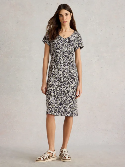 Robe En Jersey Tallie - Navy Pr - 52/R Image 2