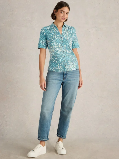 Chemise En Jersey À Manches Courtes Annie - Blue Mlt - 52 Image 2