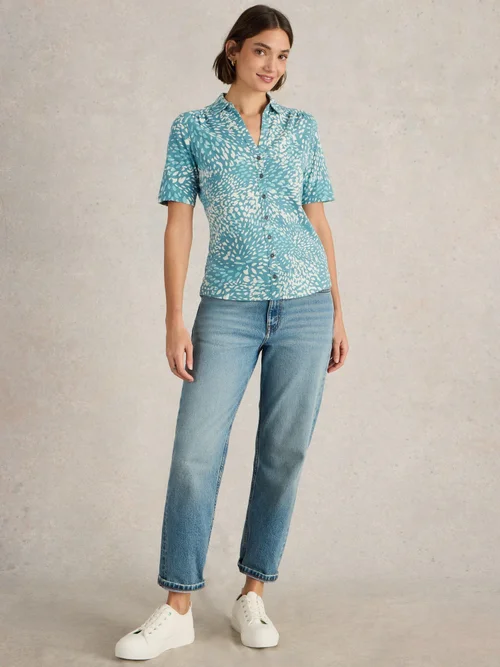 Chemise En Jersey À Manches Courtes Annie - Blue Mlt - 52 Image 1