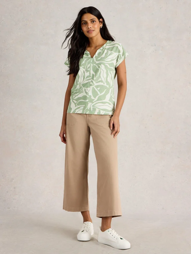 T-shirt à encolure en V NELLY