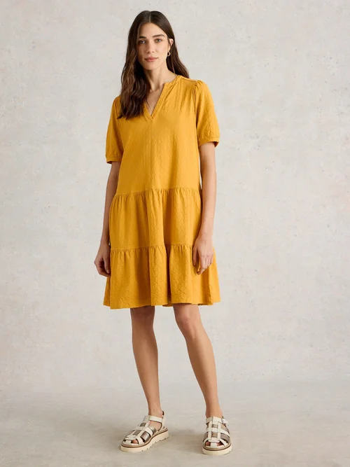 Robe Clara en jersey - Dk Yellow - 52/R Image 2