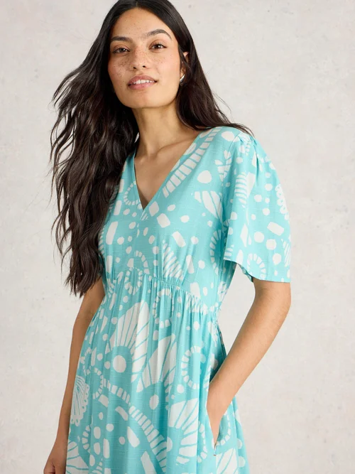 Robe midi Lucy - Blue Pr - 52/R Image 3