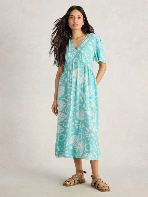 Robe midi Lucy - Blue Pr - 52/R Image 2