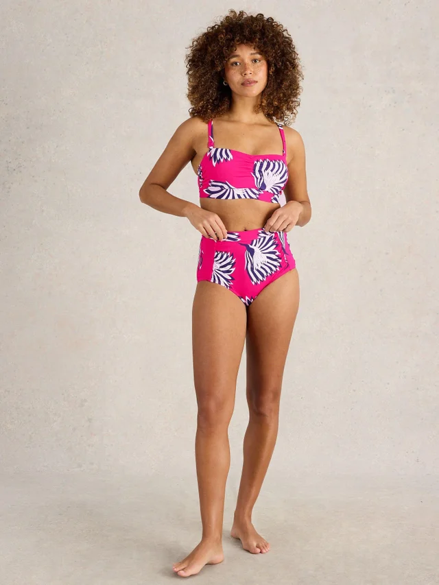 Bas de bikini taille haute Suki