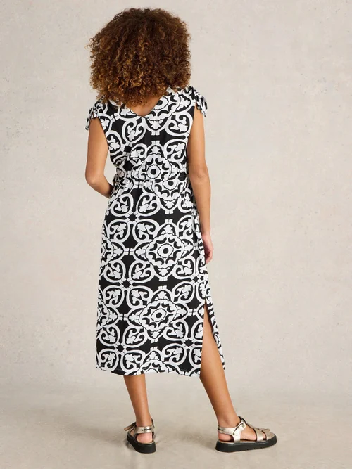 Robe De Plage Freya Channel - Blk Mlt - XS Image 4