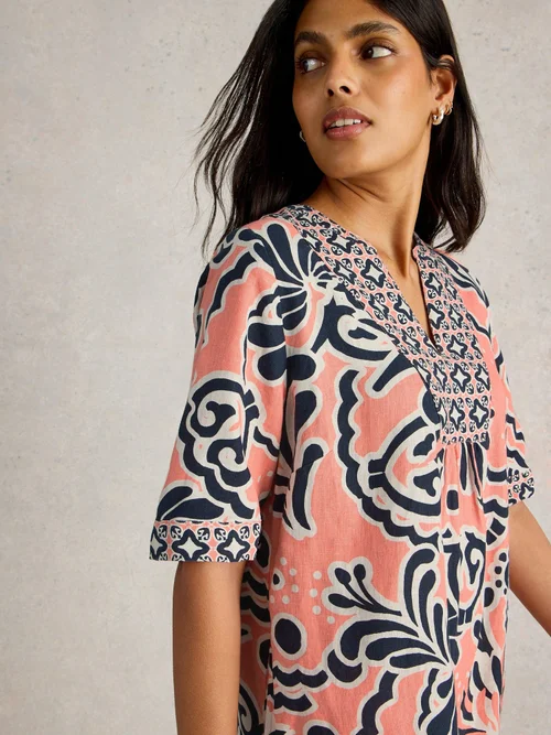 Robe en lin Ash - Coral Pr - 36/R Image 3