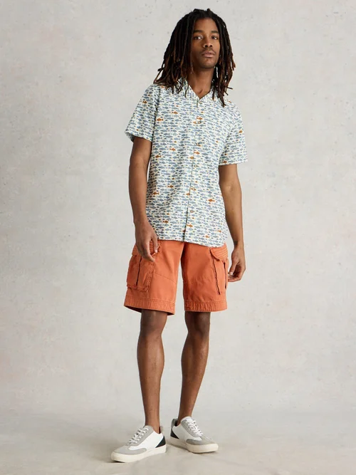 Chemise imprimée poisson Hayle - White Pr - XXXL Image 2
