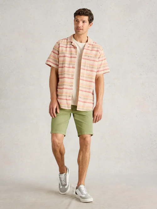 Chino-Shorts aus Bio-Baumwolle - Lgt Green - 36/R Image 2