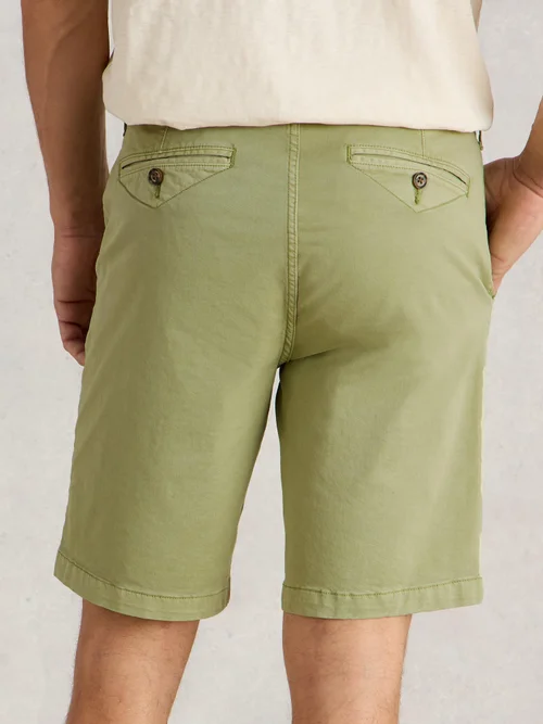 Chino-Shorts aus Bio-Baumwolle - Lgt Green - 38/R Image 4