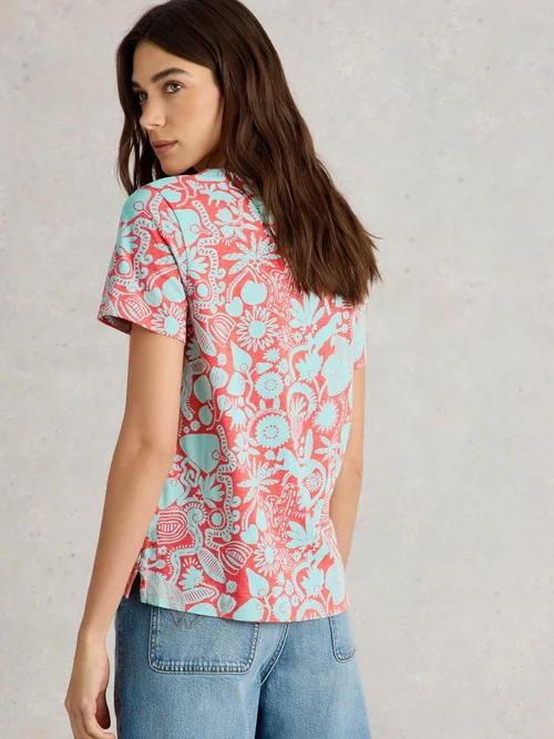 T-Shirt Abbie - Coral Pr - 52 Image 4