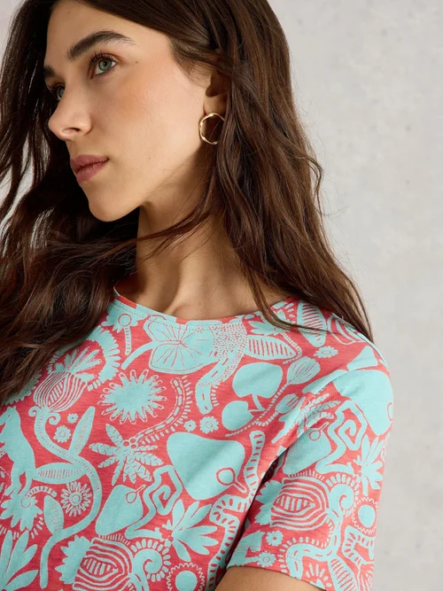 T-Shirt Abbie - Coral Pr - 52 Image 3
