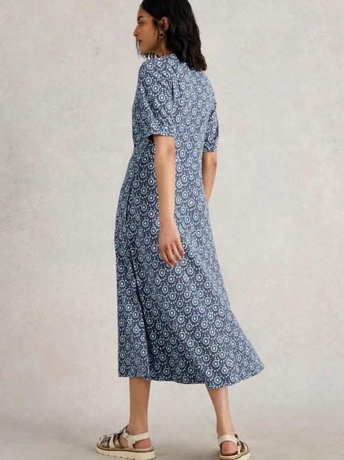 Robe En Jersey Megan - Navy Pr - 46/R Image 4