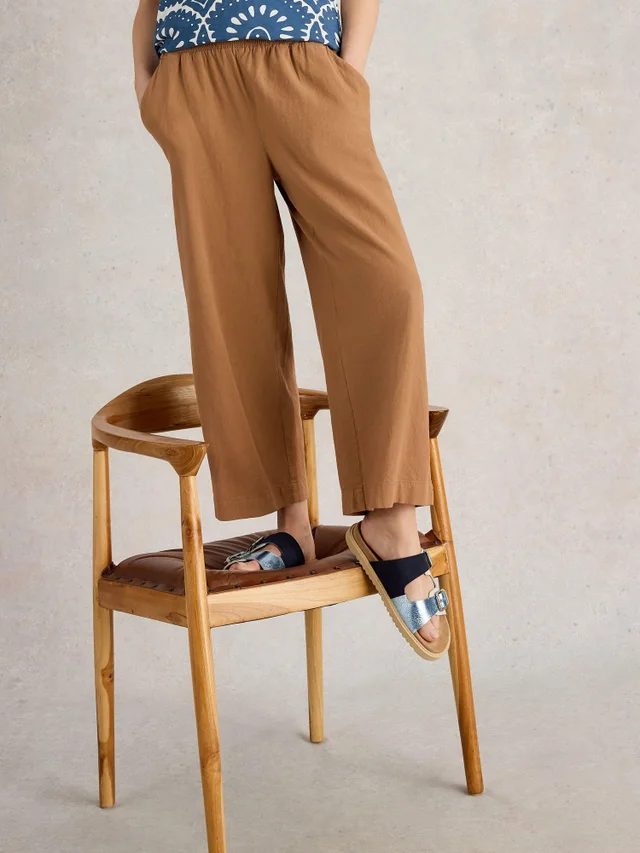 Culotte Shelly aus Leinenmischung