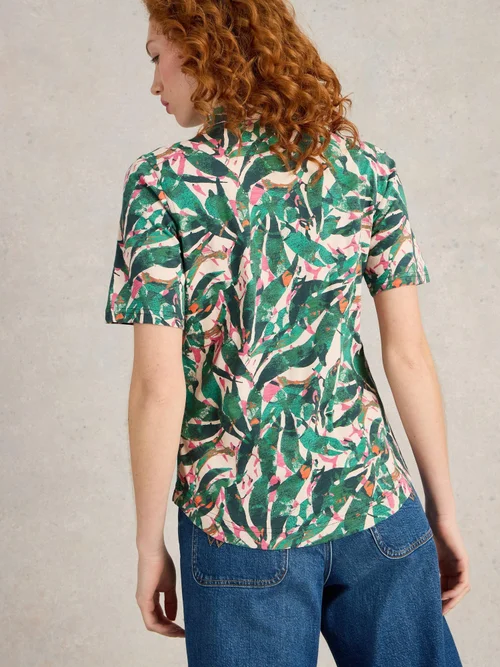 Chemise En Jersey À Manches Courtes Annie - Green Mlt - 52 Image 4