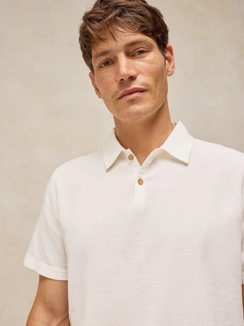 Polo tissé Anderby - Nat White - XXL Image 3