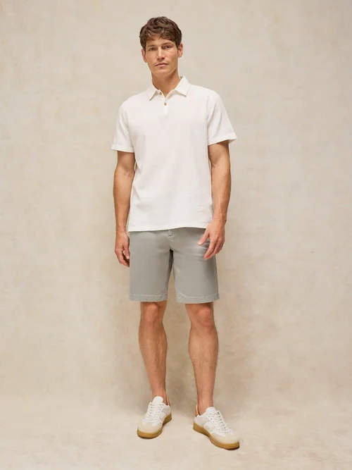 Polo tissé Anderby - Nat White - XXL Image 2