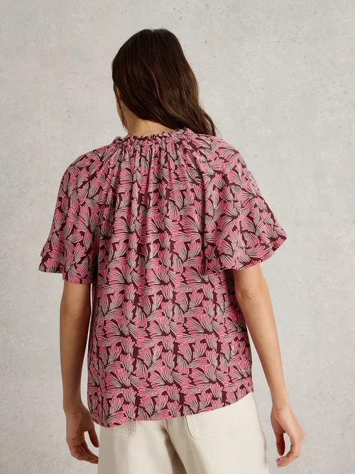 Top froissé Sophia - Pink Pr - 40 Image 4