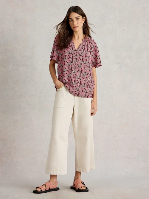 Top froissé Sophia - Pink Pr - 40 Image 2