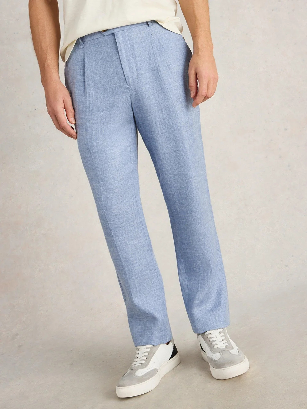 Pantalon en lin - Mid Blue - 40/R Image 1
