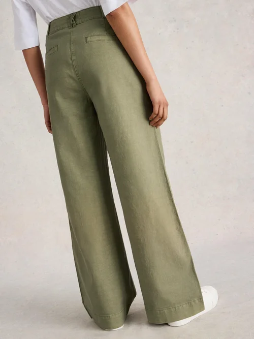 Pantalon large en chino Twister - Khaki Grn - 52/R Image 4