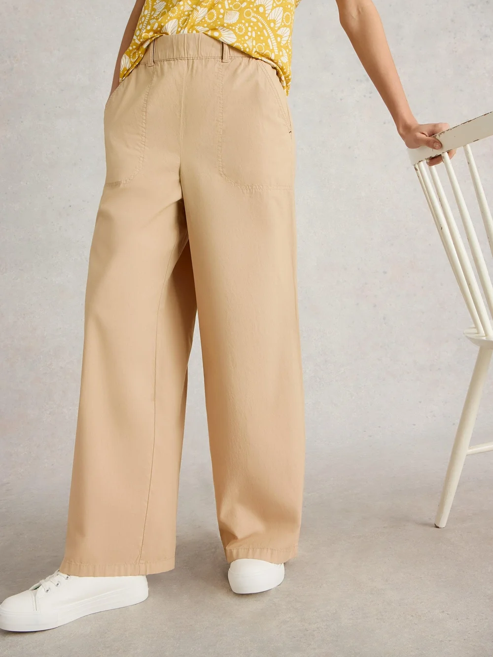 Pantalon Harley en coton - Lgt Nat - 50/R Image 1