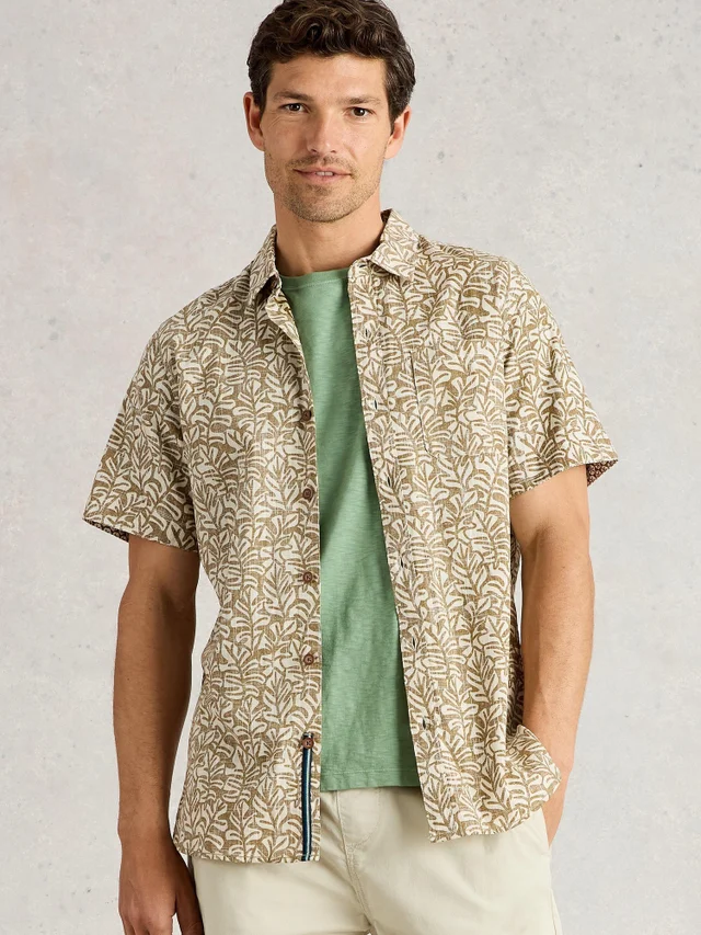 Chemise imprimée Finsbury Leaf