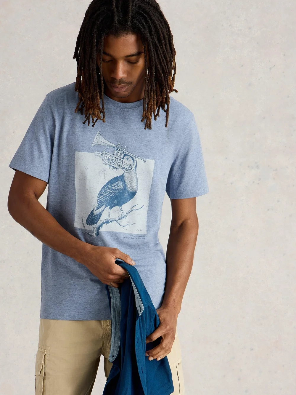 T-shirt graphique Abersoch Toucan - Blue Pr - XXXL Image 1