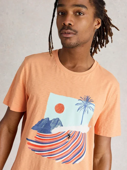 T-shirt graphique Abersoch Surfs Up - Pink Pr - XXXL Image 3