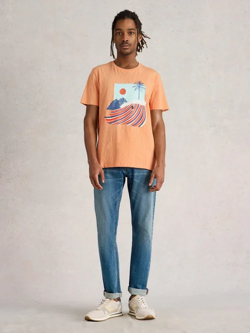 T-shirt graphique Abersoch Surfs Up - Pink Pr - XXXL Image 2
