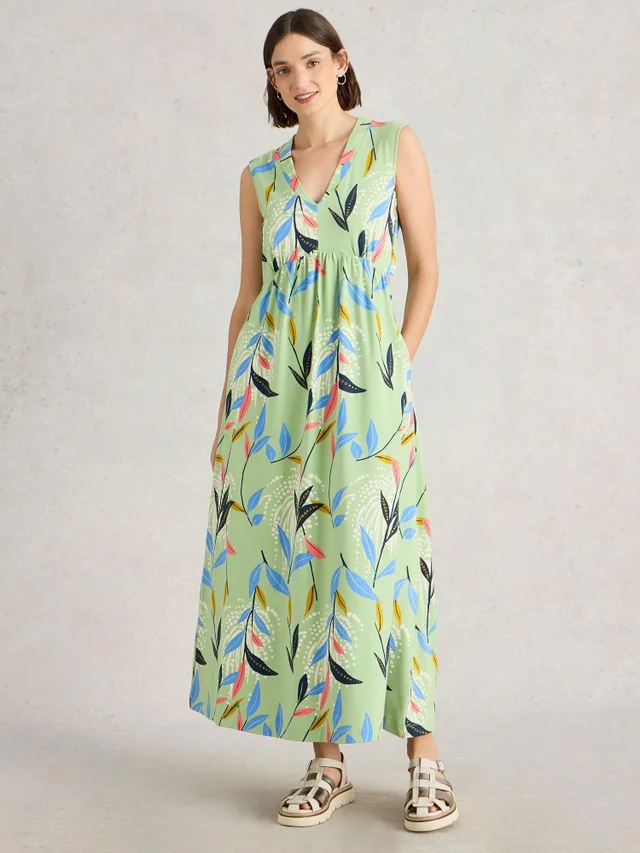 Robe longue en jersey Archer