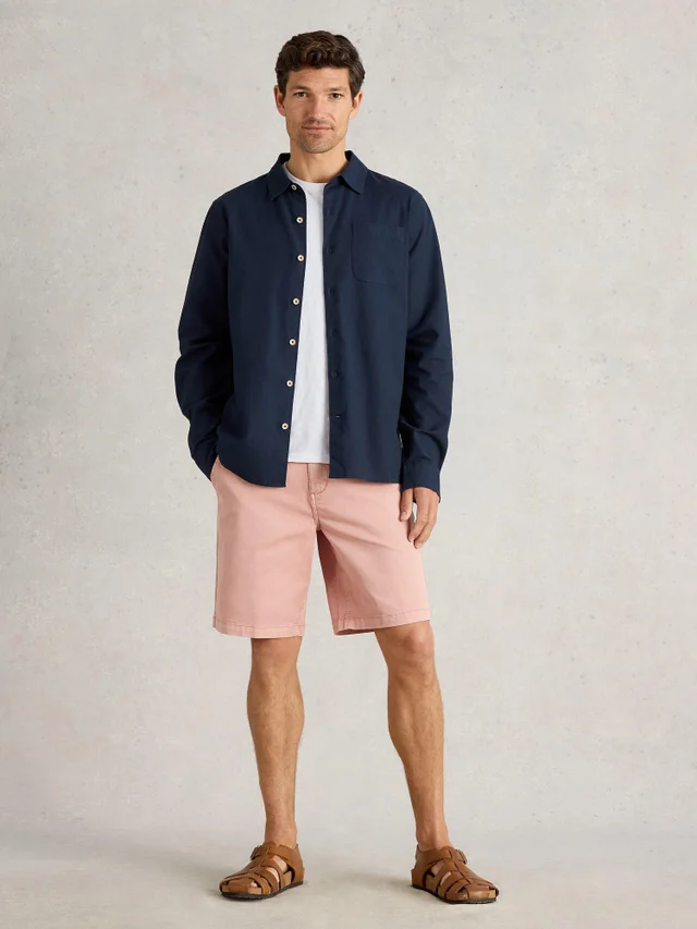 Chemise longue en lin et coton Ely