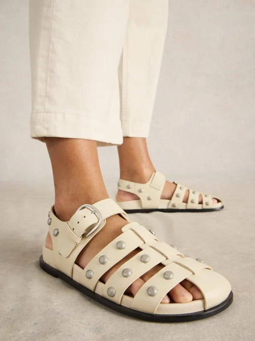 Helena cloutée style pêcheur - Pale Ivory - 41 Image 2