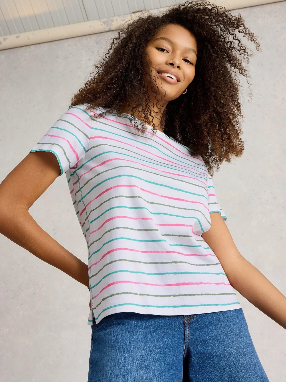 T-Shirt Abbie - White Mlt - 50/R Image 1