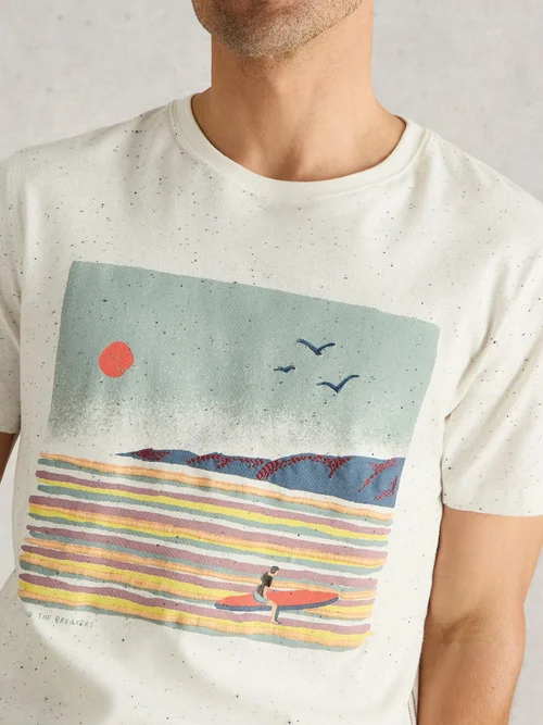 T-shirt graphique Abersoch Surfer - Nat Pr - XXXL Image 3