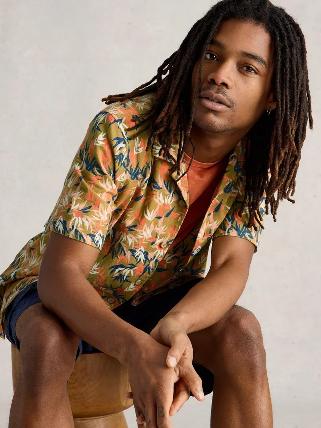 Chemise imprimée florale Hayle