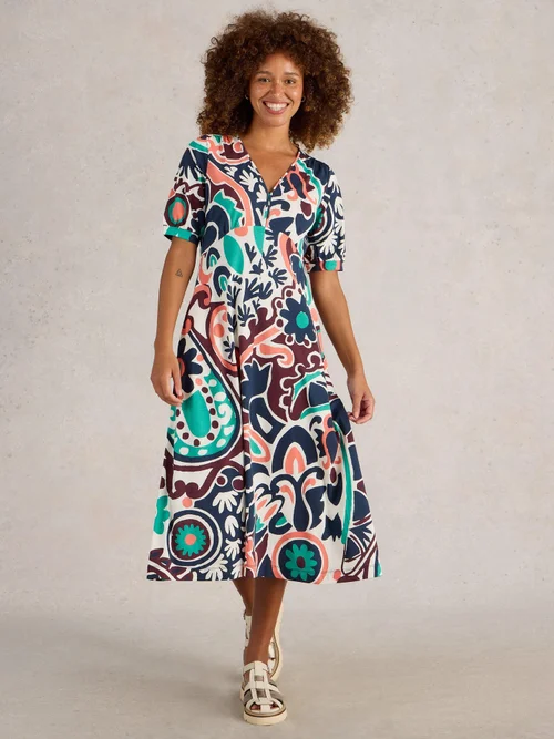 Robe en jersey Megan - Blk Mlt - 52/R Image 2