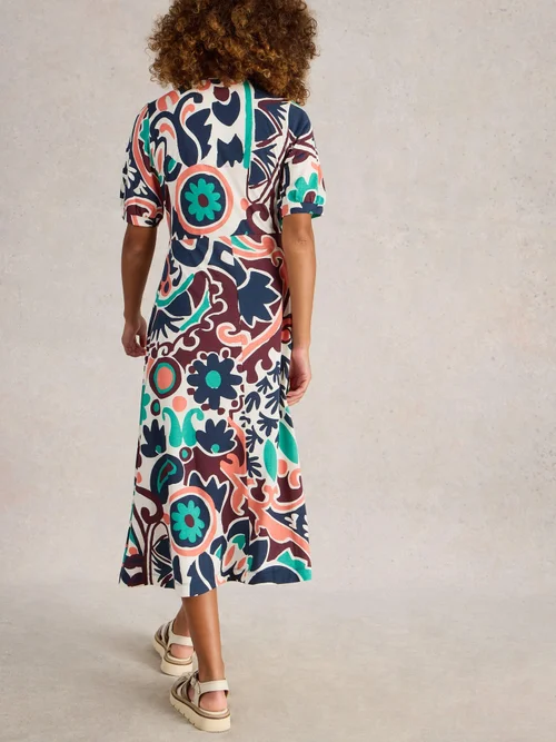Robe en jersey Megan - Blk Mlt - 52/R Image 4