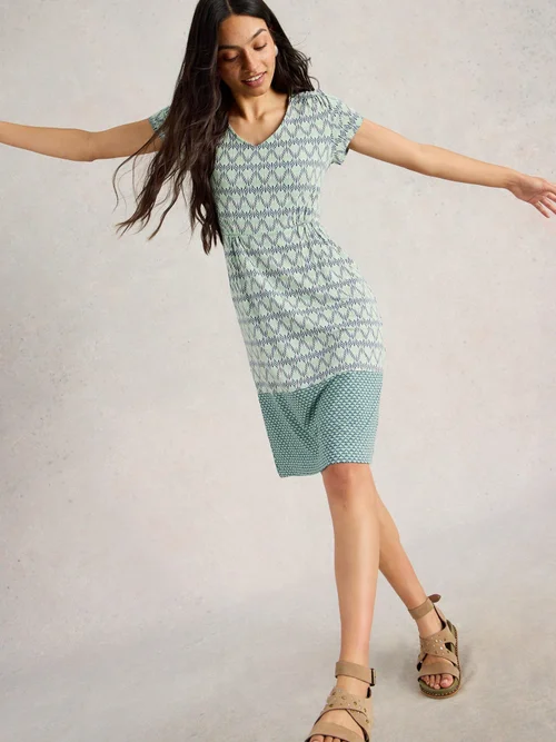 Robe En Jersey Tallie - Lgt Green - 52/R Image 3
